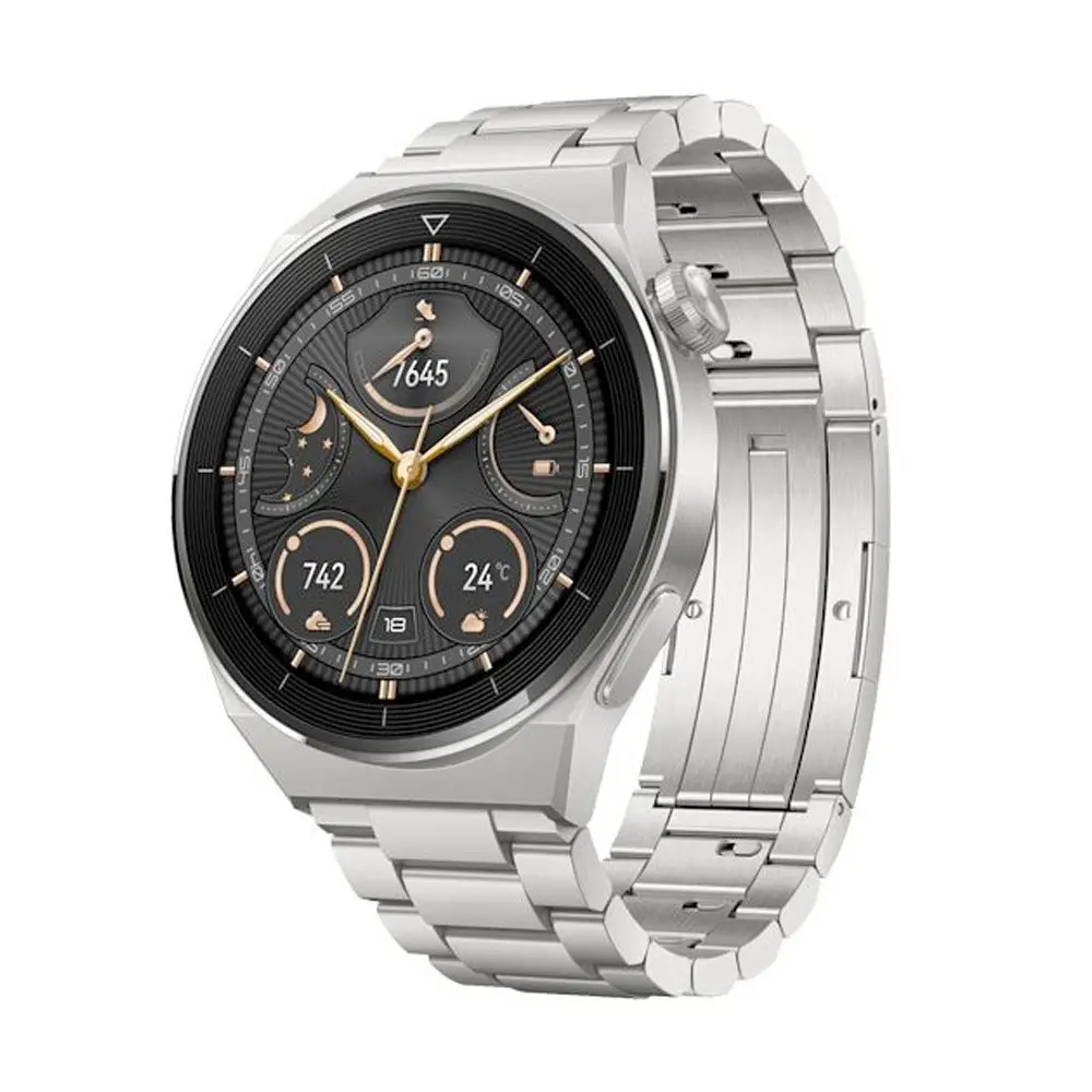 Huawei Watch 3 Pro AMOLED Smartwatch – Color: Silver – View 1