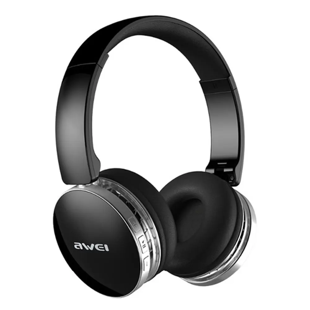 Awei A500BL Wireless bluetooth Stereo Headset – Color: Black – View 1