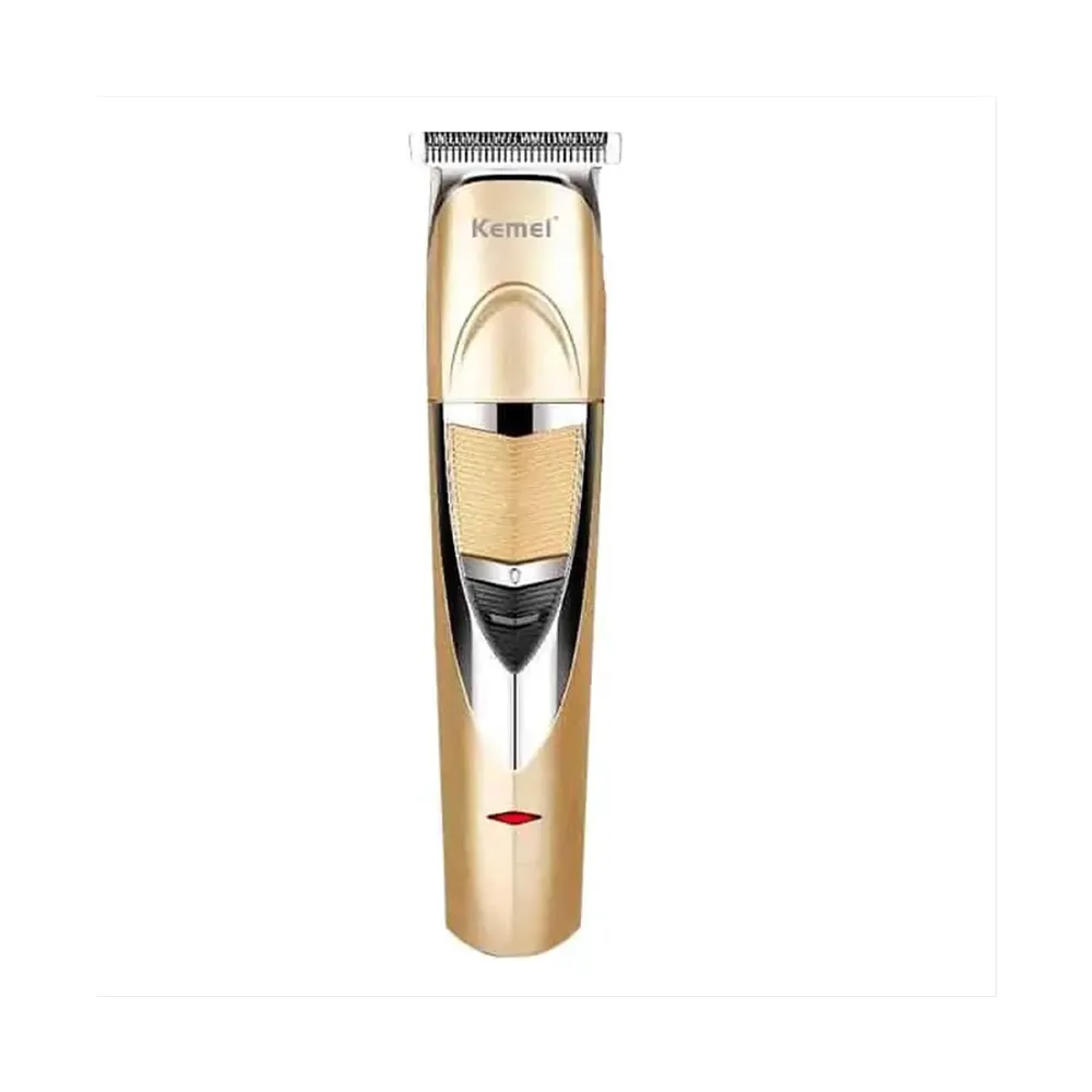 Kemei KM-235 Professional Stainless Steel Hair Trimmer For Men – Color: Gold – View 1