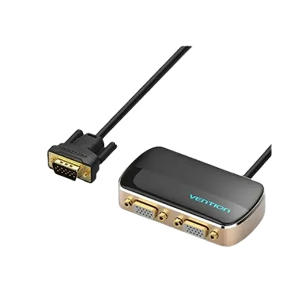 Vention DBABF 1-in 2-out 1M VGA HUB Splitter – View 1
