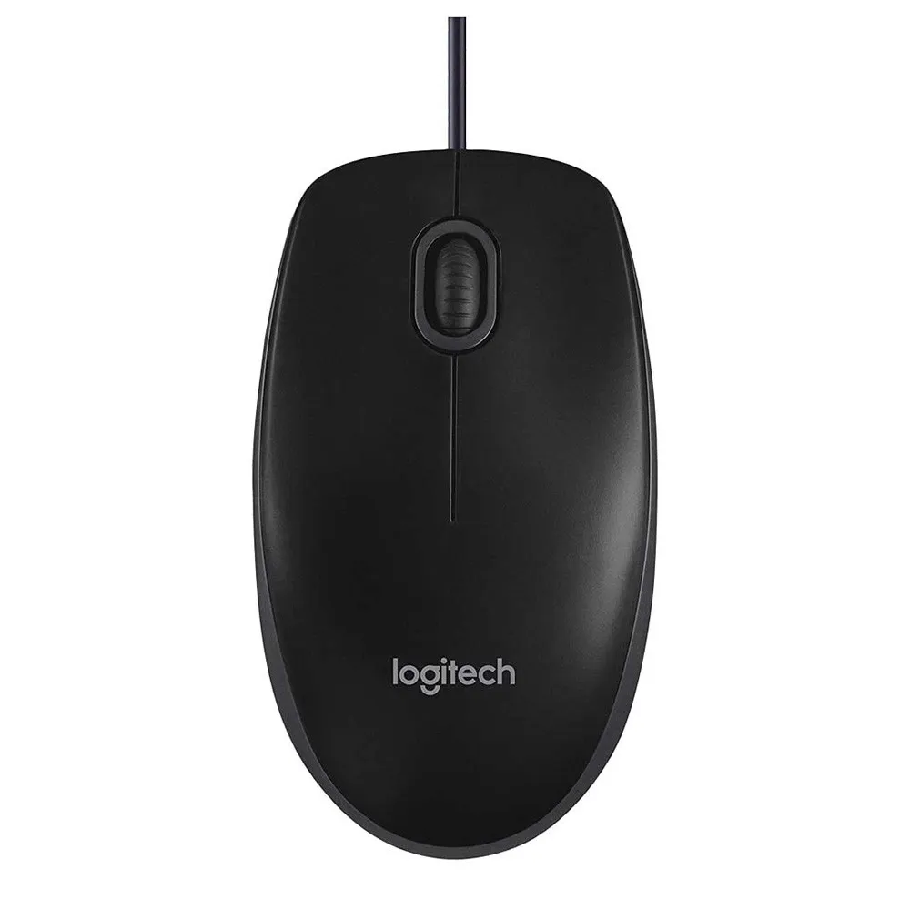 Logitech B100 Optical Wired USB Mouse – View 1