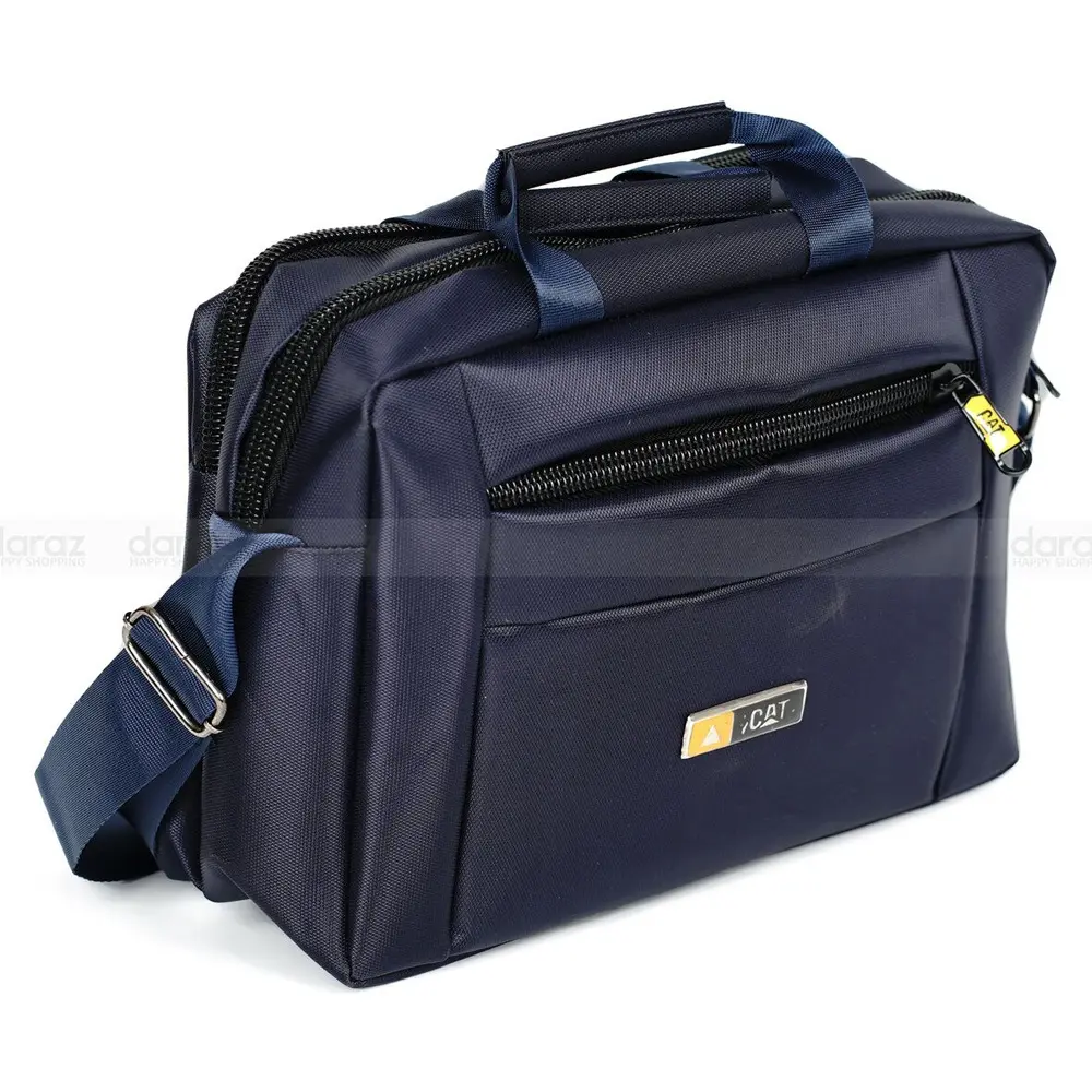 3G Smart Men Casual Cat Fabrics Office Bag – Color: Blue – View 1