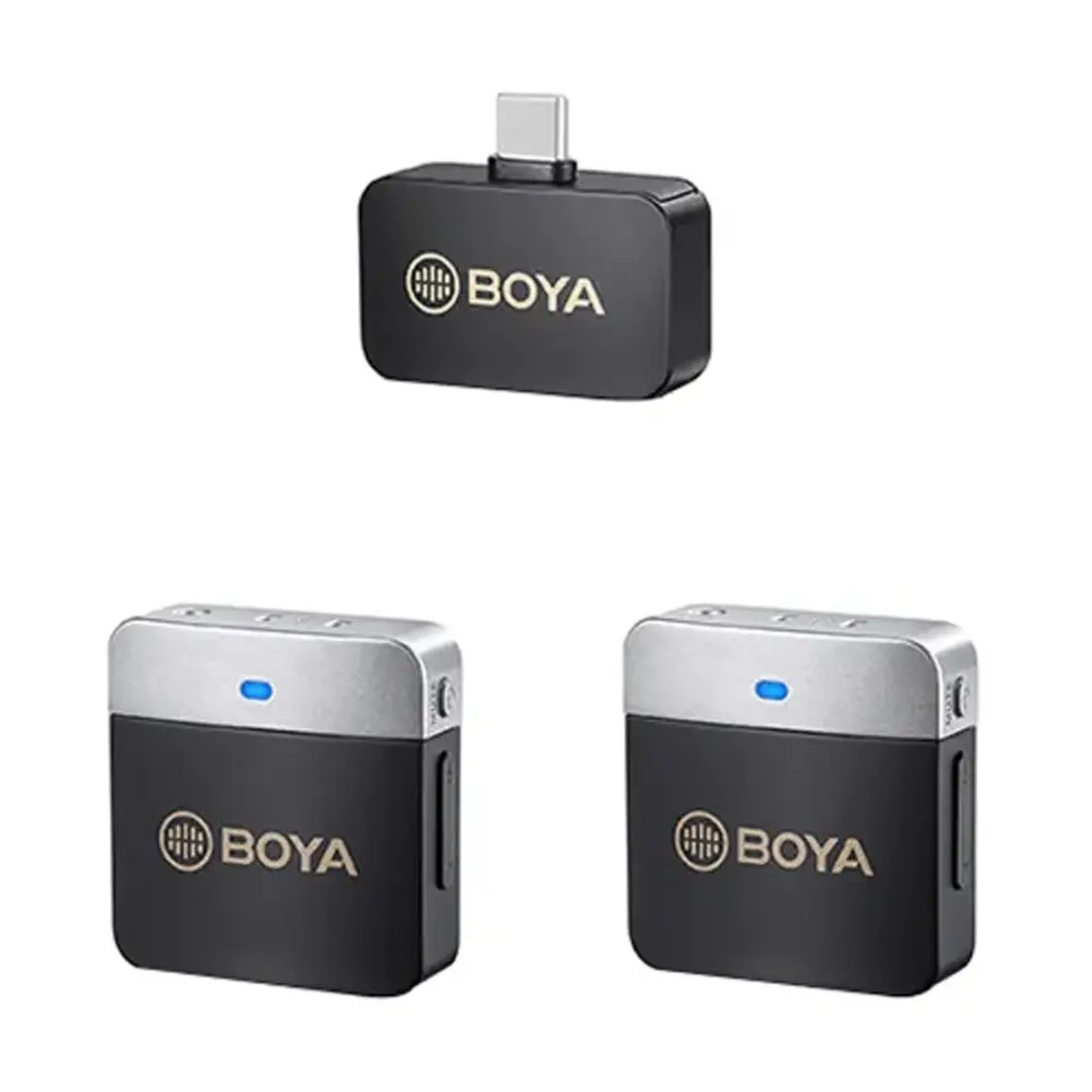 Boya BY-M1V4 Dual-Channel 2.4GHz Wireless Microphone System – View 1