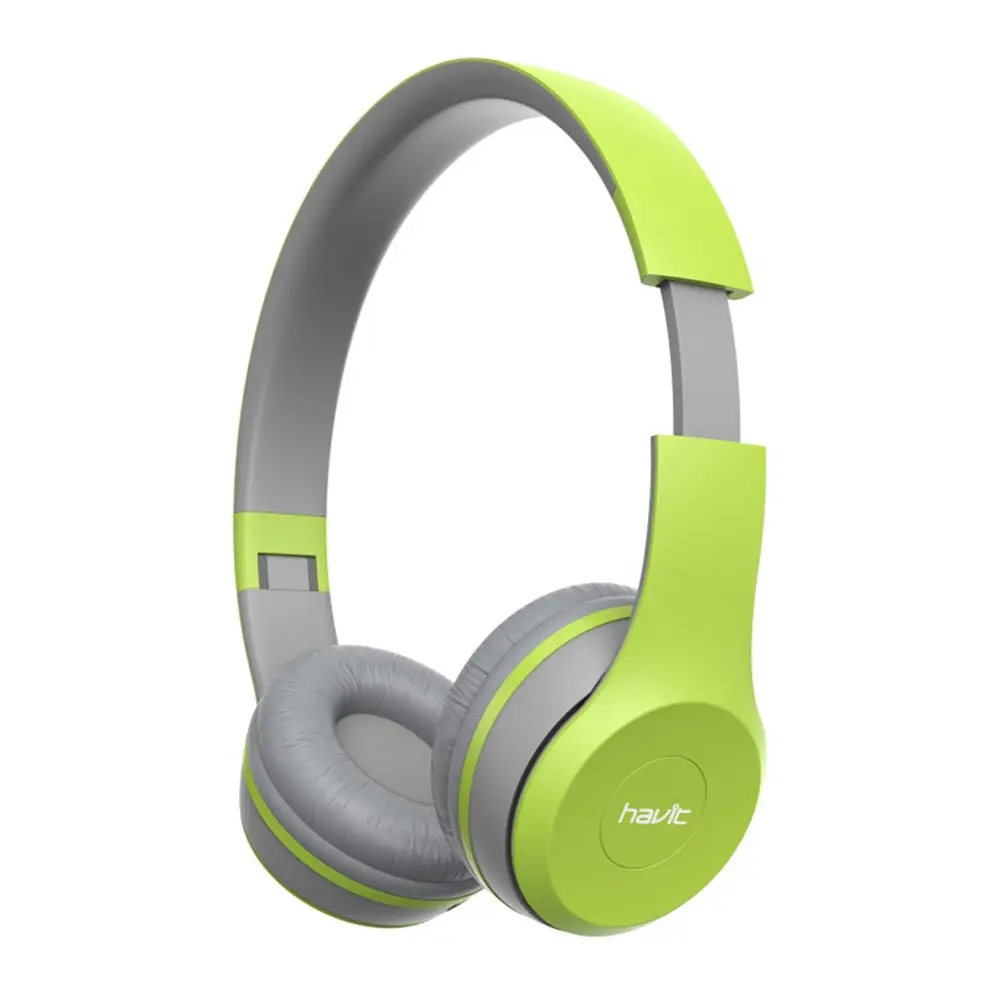 Havit HV-H2575BT Bluetooth Headphone With Microphone – Color: Green – View 1