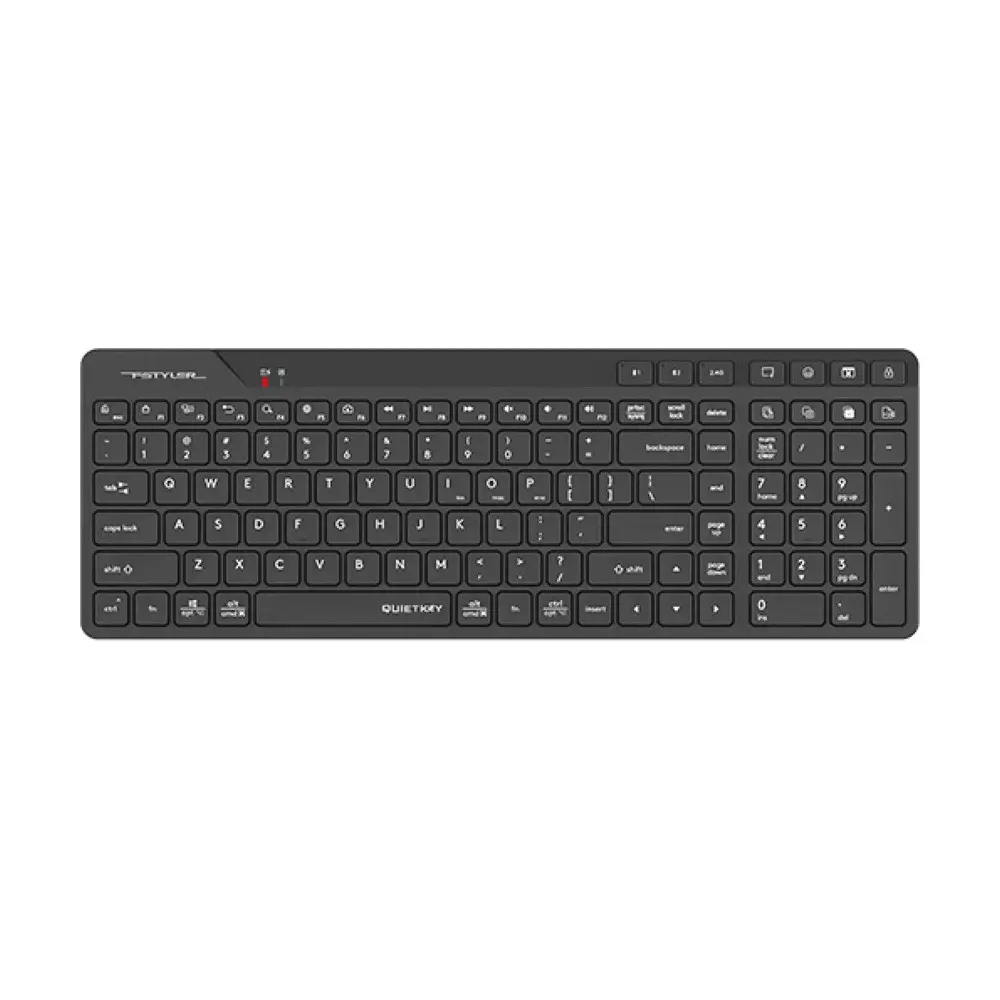 A4tech FBK27C AS Fstyler Wireless Rechargeable Keyboard – View 1