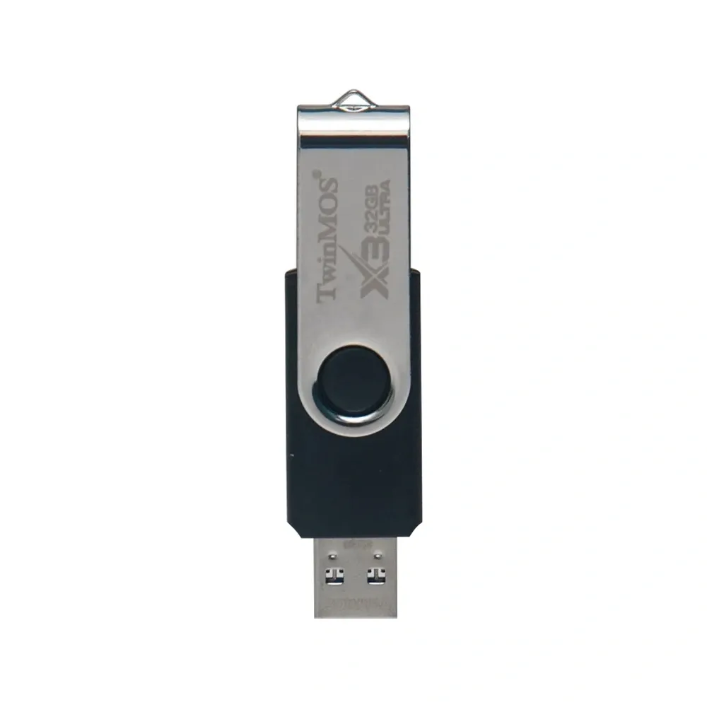 Twinmos X3 Ultra 32GB USB 3.2 Black-Silver Pen Drive – Storage Capacity: 64 GB – View 1