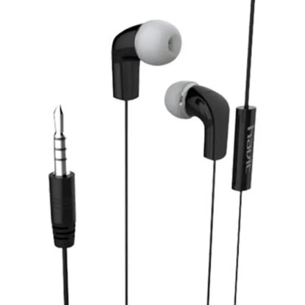 Havit E19P 3.5mm Wired Earphone – Color: Black – View 1