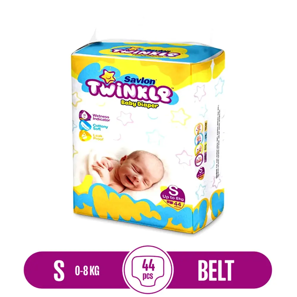 Savlon Twinkle Belt System Baby Diaper Small Size – Quantity: 44 pcs – View 1