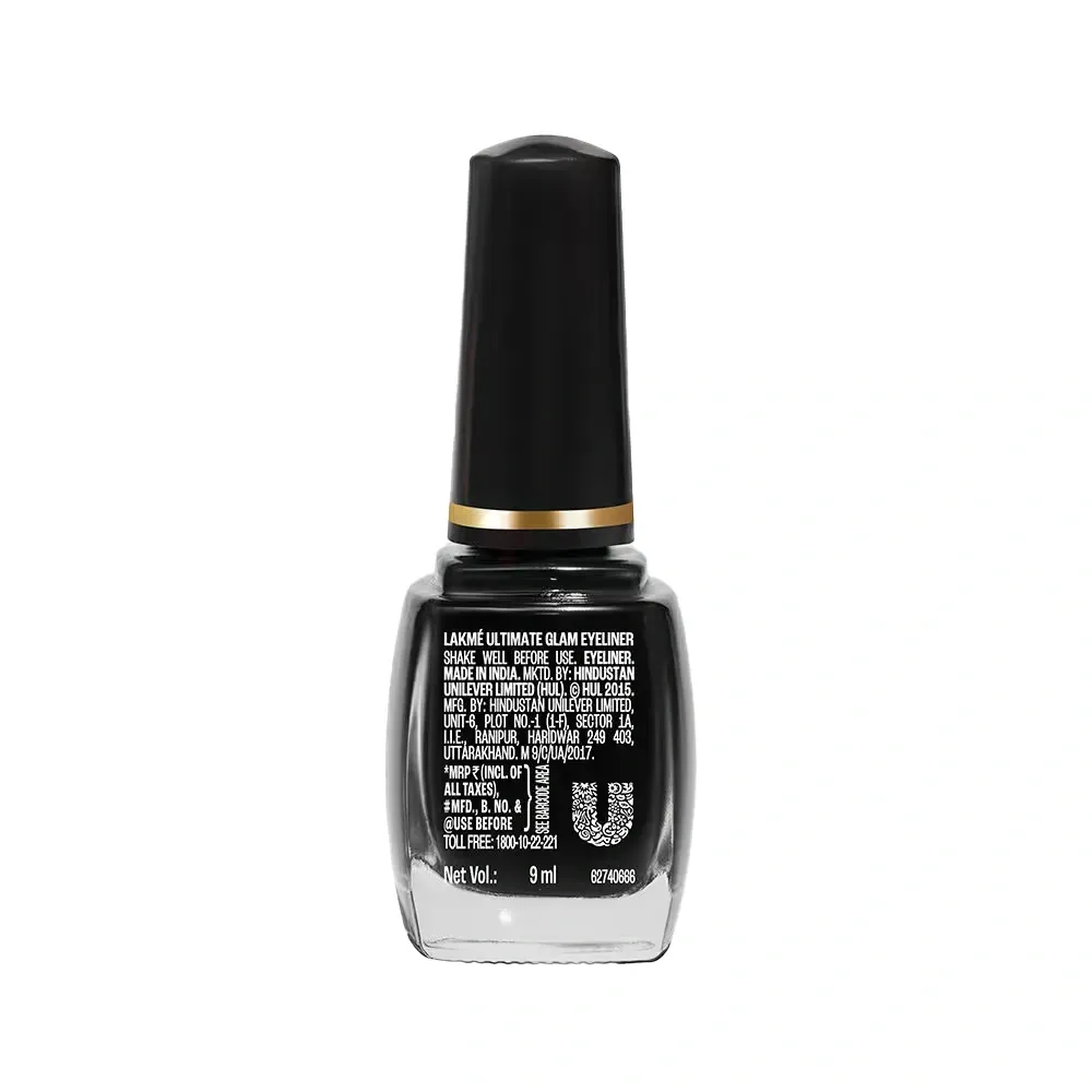 Lakme Ultimate Glam Black Matte Eyeliner – View 1