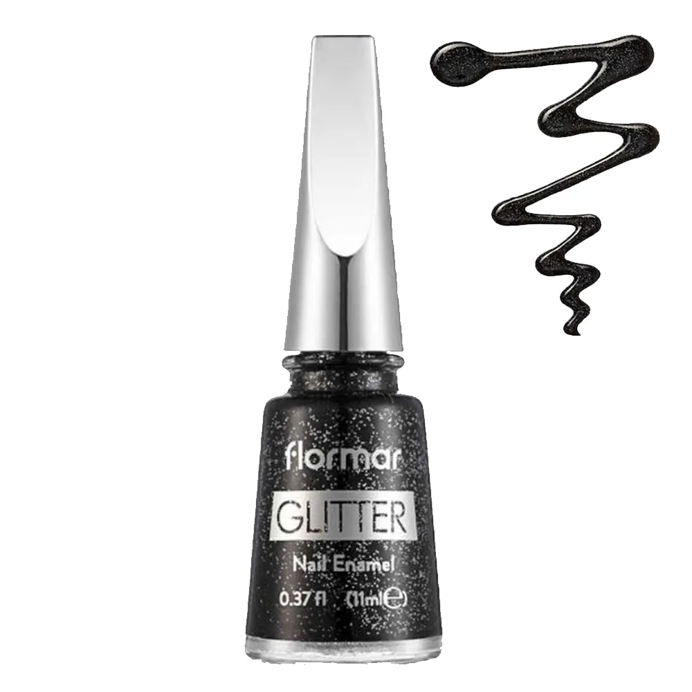 Flormar Glitter Nail Enamel GL20 Science Fiction Nail Polish – View 1