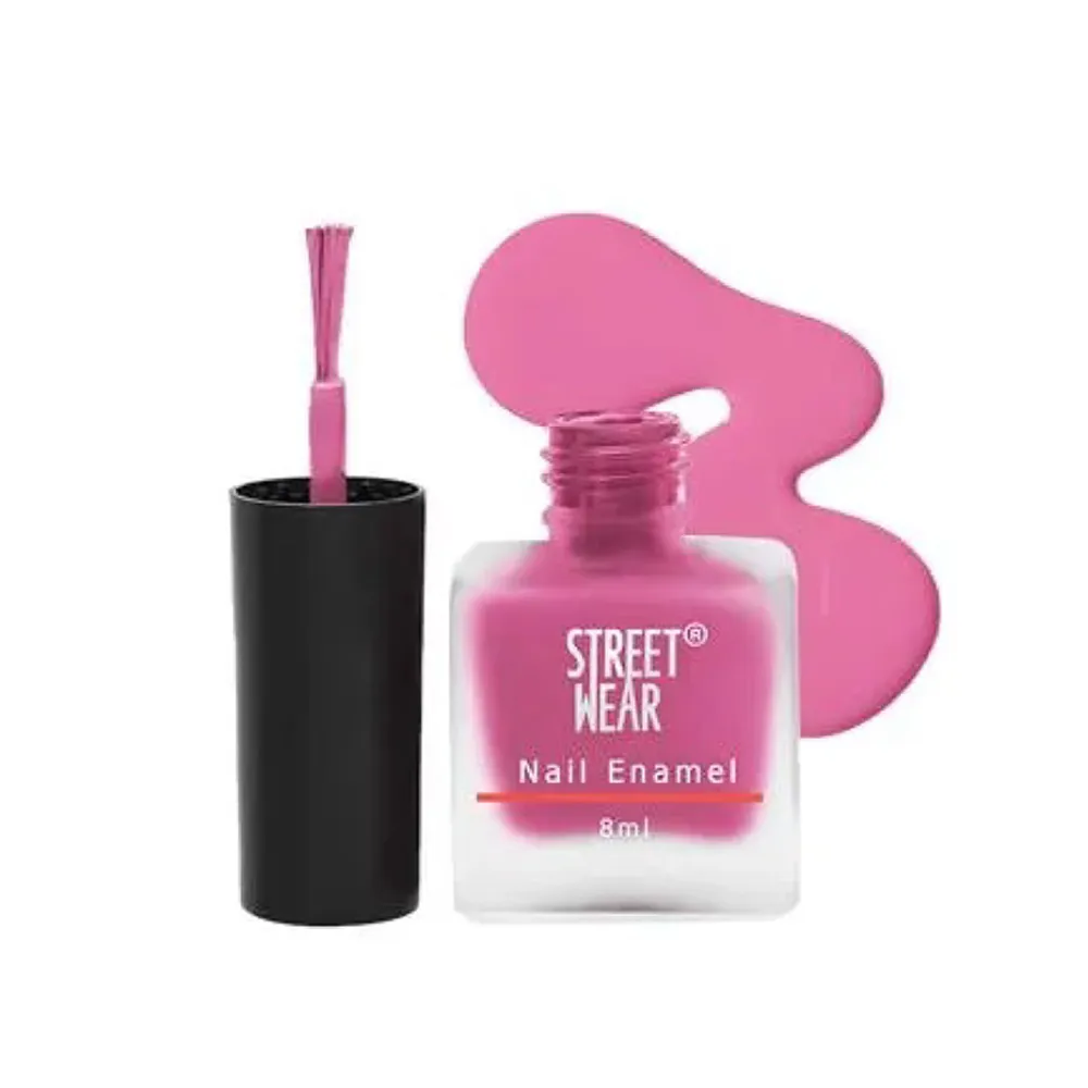 Street Wear Matte Long Lasting Nail Enamel Pink Petal Nail Polish – View 1