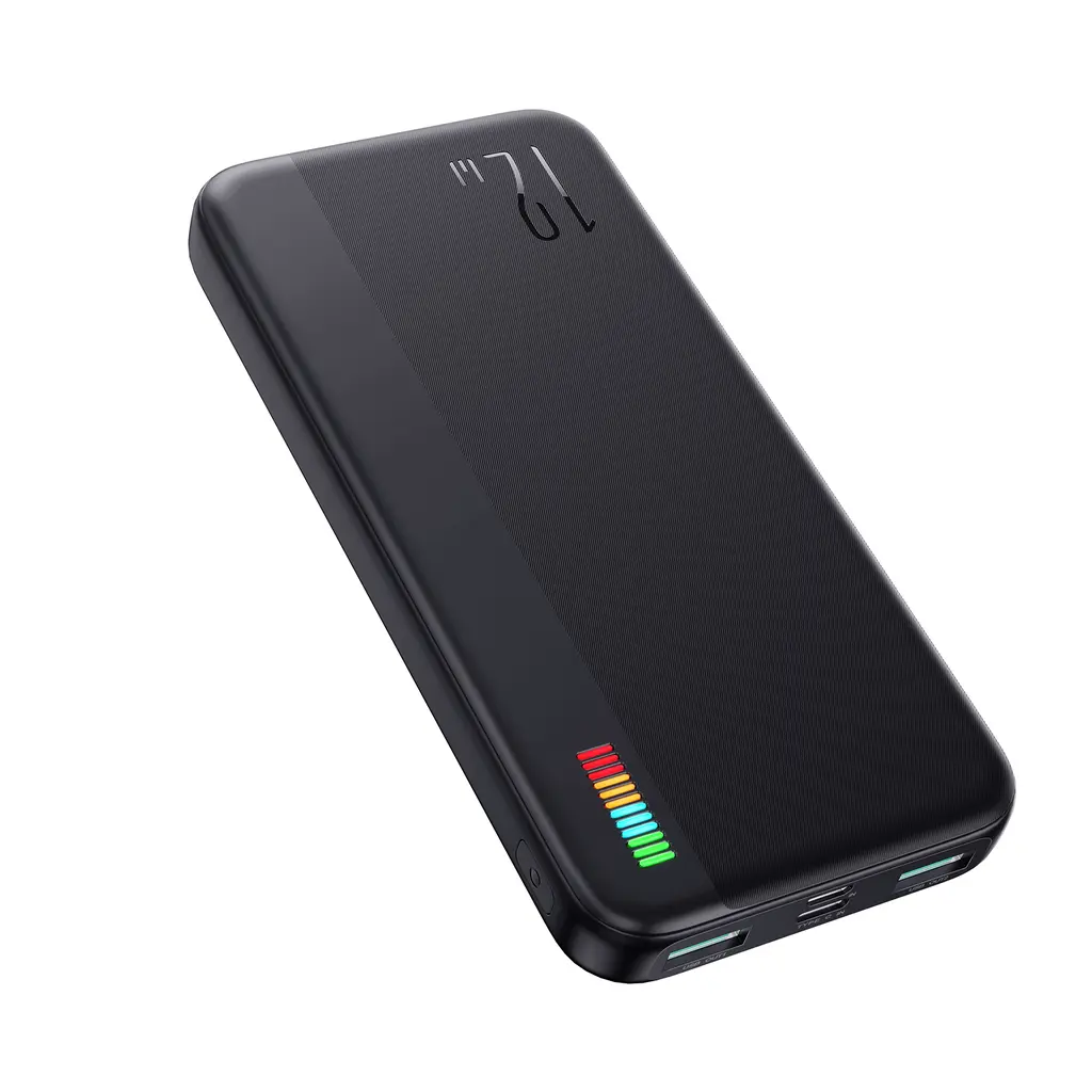 JOYROOM JR-T016 Dazzling Series 12W Fast Charging Power Bank – Color: Black – View 1