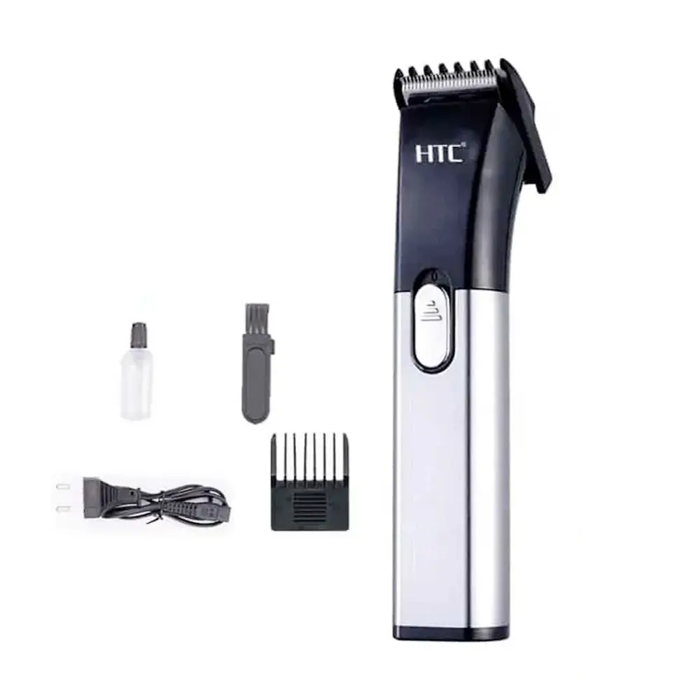 HTC AT-1107B Hair Trimmer Men Clipper USB Rechargeable Beard Trimmer – View 1