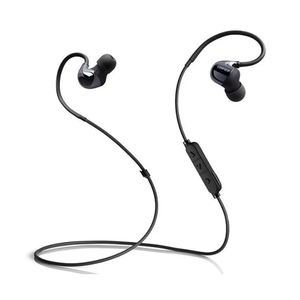 Edifier W295BT Plus Bluetooth Waterproof Sports Neckband – Color: Black – View 1