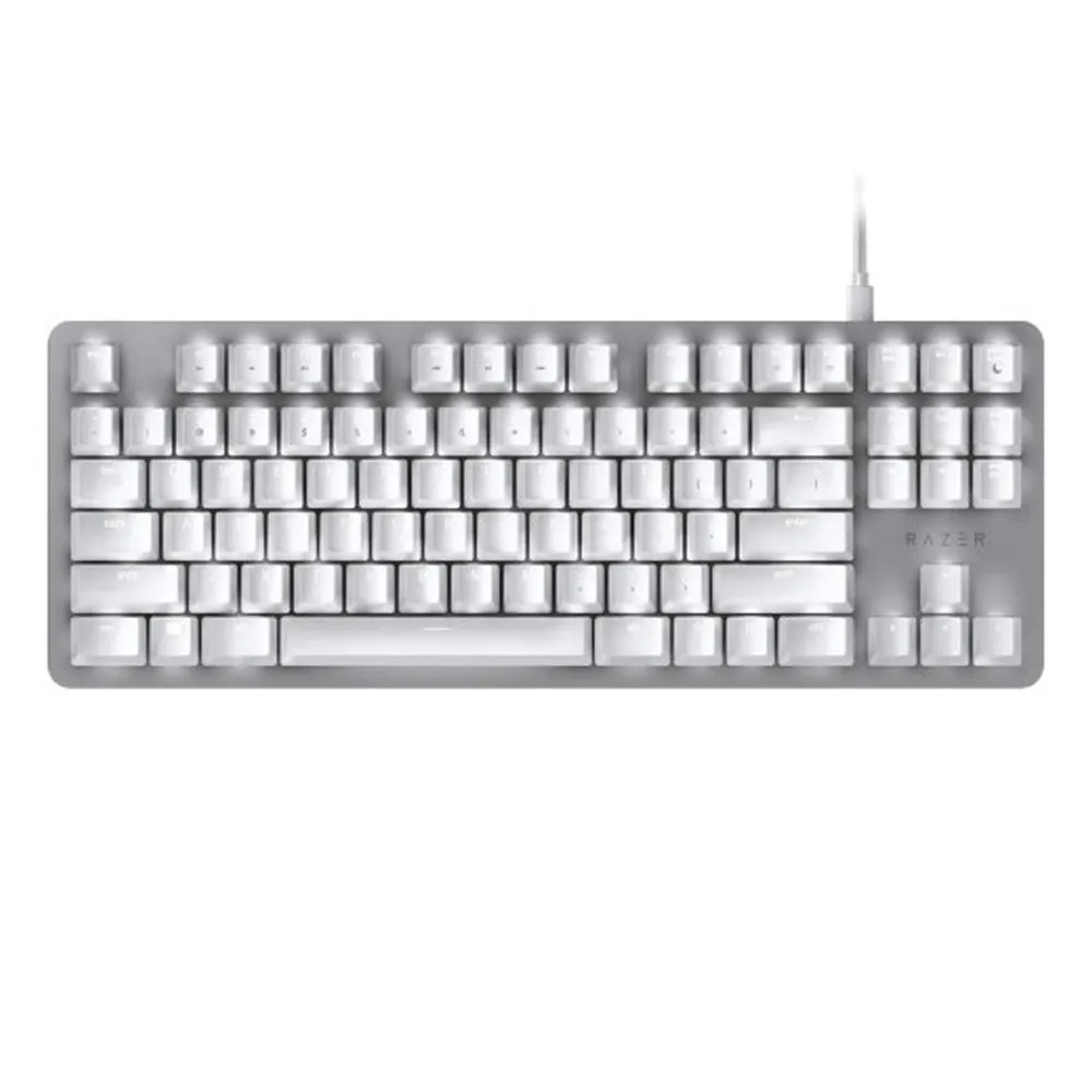 Razer BlackWidow Lite Silent & Compact Mechanical Gaming Keyboard – Color: White – View 1