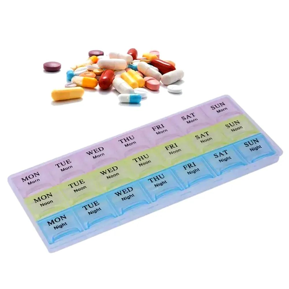 21 Days or 3 Weeks Home Soul Medicine Organizer Reminder Storage Box – View 1