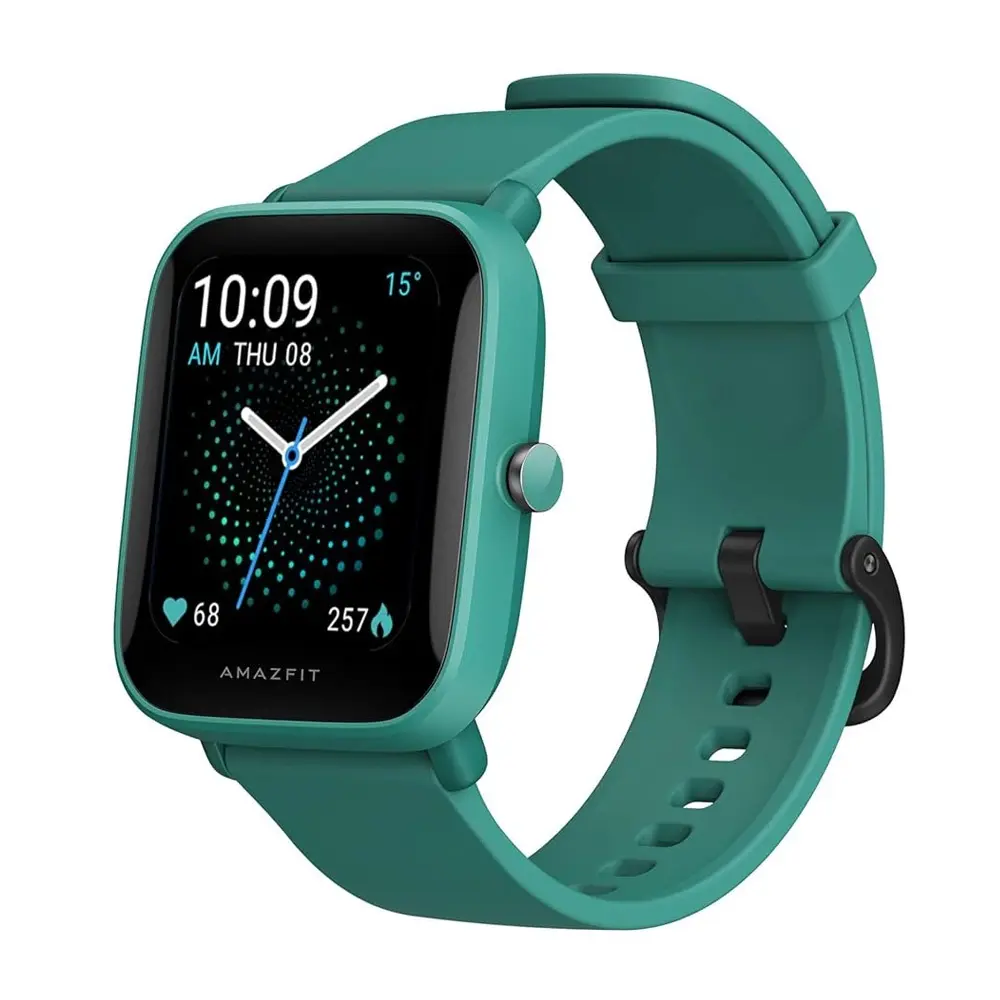 Amazfit Bip U Bluetooth Calling Smartwatch – Color: Green – View 1