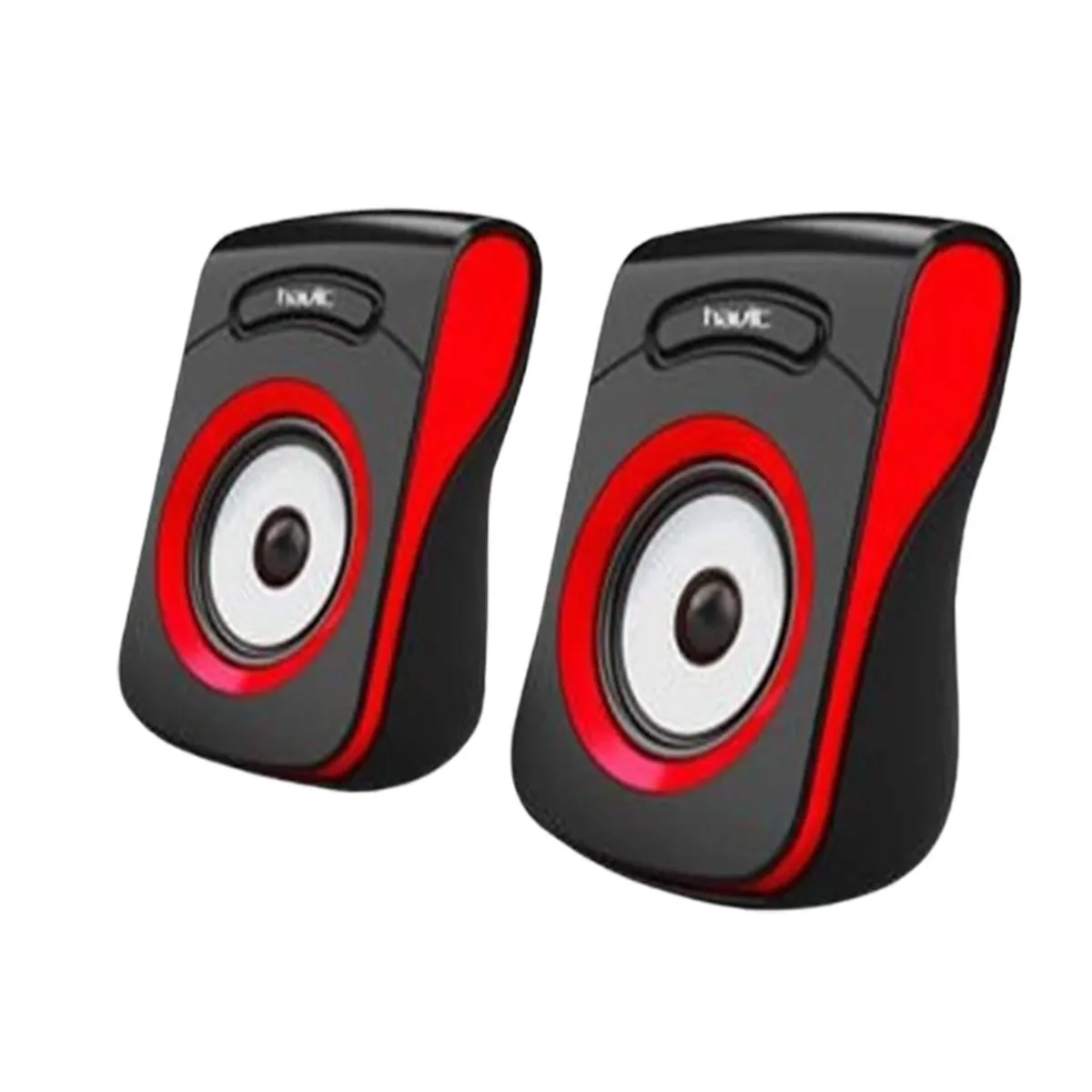 Havit SK599 Black & Red 6W Wired 2.0 Channel Speaker – View 1