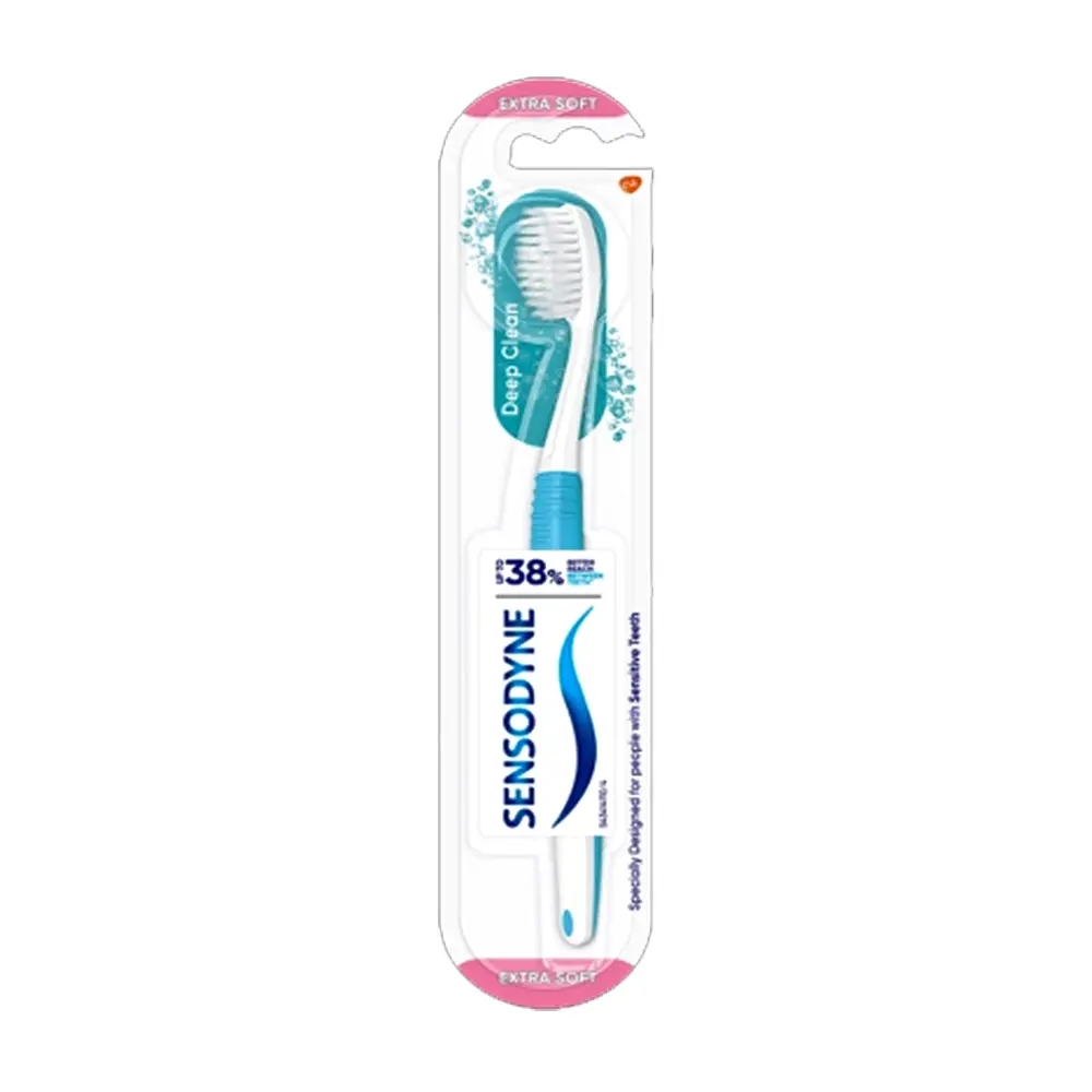 Sensodyne Deep Clean Extra Soft Bristles Toothbrush – View 1