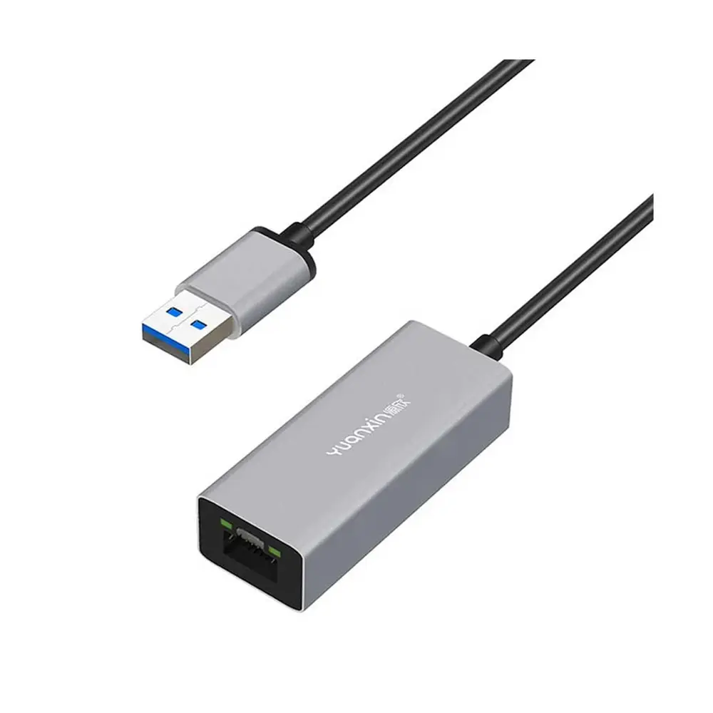  Yuanxin X-3562 USB Male to Lan Female White Lan Adapter – View 1