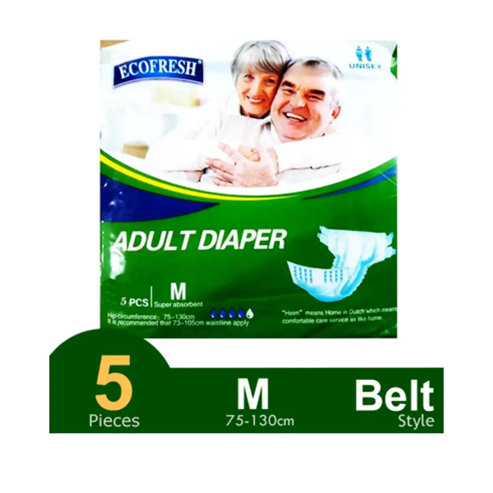 Ecofresh Absorb Multiple Times Without Flow Back Adult Diaper Belt – Size: M, Quantity: 0-5 pcs – View 1