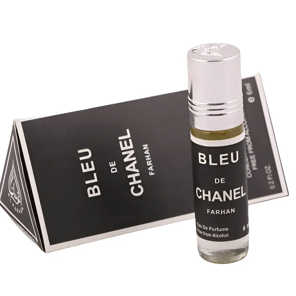 Al‑Farhan Bleu de Chanel Roll-On Fresh Woody Scent Attar – View 1
