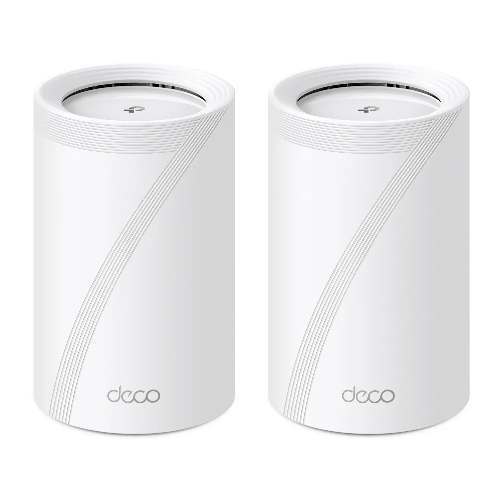 TP-Link Deco BE65 BE11000 Tri-Band WiFi 7 Mesh Router 2-Pack – View 1