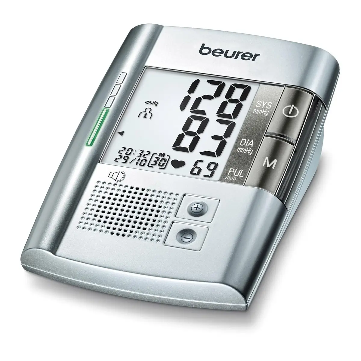 Beurer BM-19 Digital Blood Pressure Monitor with Multilingual Voice Output – View 1