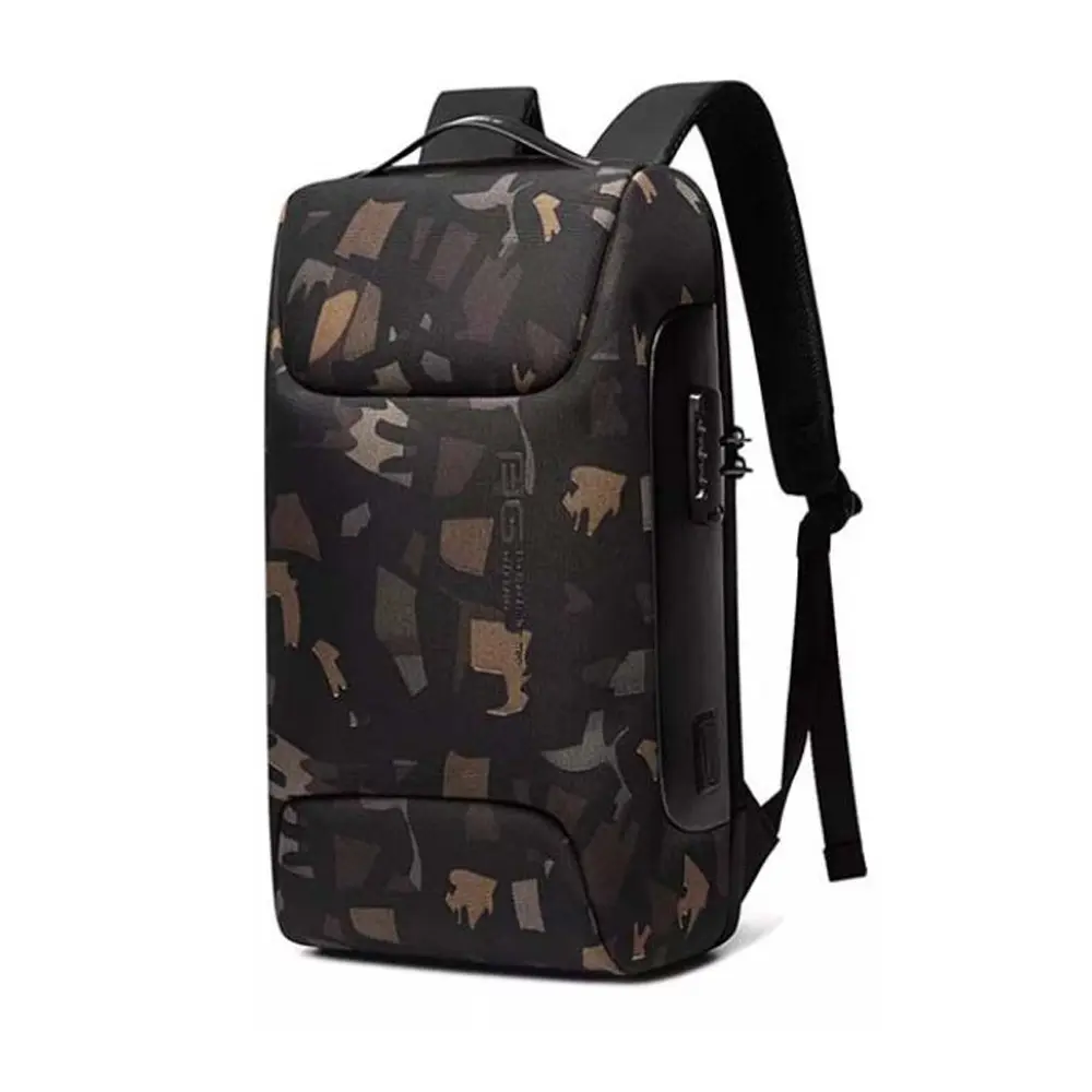 Bange BG-7216 Multifunctional WaterProof Business Backpack – Color: Green – View 1