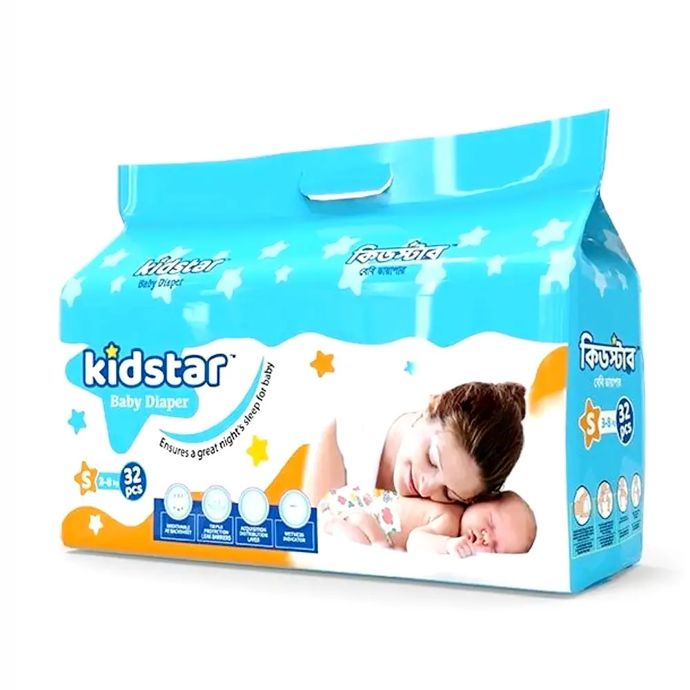Kidstar Belt System Affordable Quality Baby Diaper – Quantity: 32 pcs – View 1
