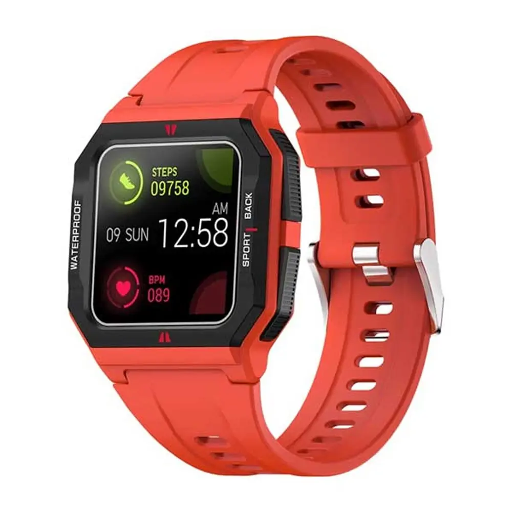COLMI P10 IP67 Waterproof Smart Watch  – Color: Red – View 1