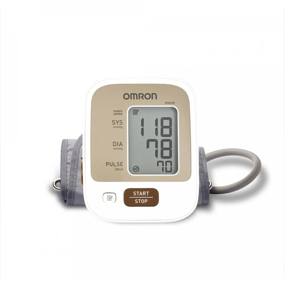 OMRON JPN500 Automatic Soft Cuff Blood Pressure Monitor – View 1