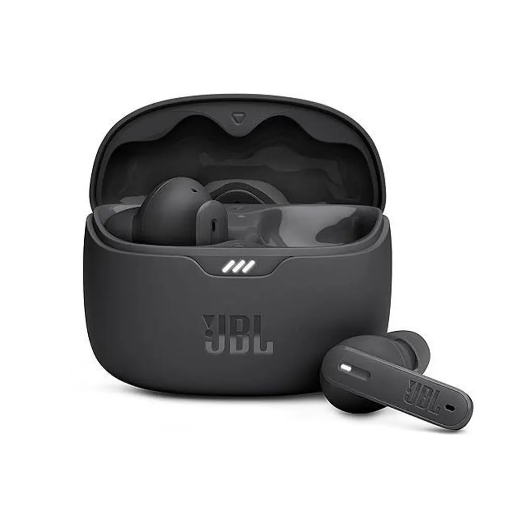 JBL Tune Beam True Wireless Earbuds – Color: Black – View 1
