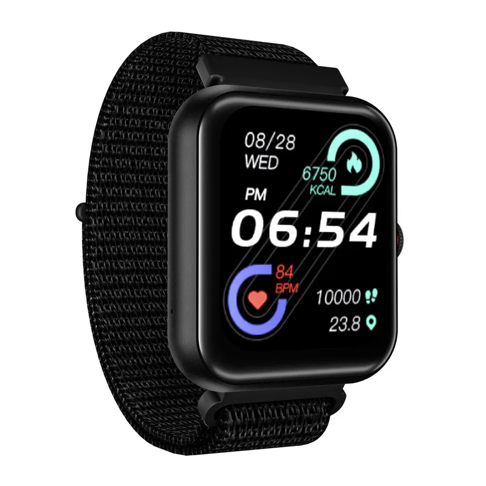 Walton TICK WSWE Voice Assistant Smart Watch – Color: Black – View 1