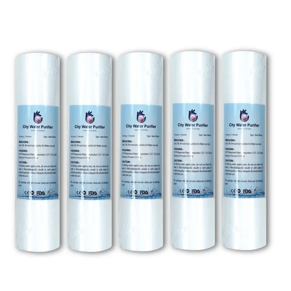 City Water Purifier 10″ Sediment Filters (Pack of 5) – View 1