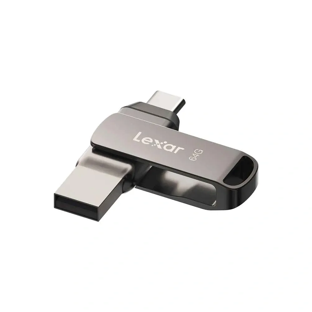 Lexar JumpDrive Dual Drive D400 64GB USB 3.1 Type-C Pen Drive – Storage Capacity: 64 GB – View 1