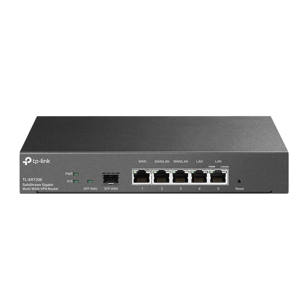 TP-Link TL-ER7206 SafeStream Gigabit Multi-WAN VPN Router – View 1