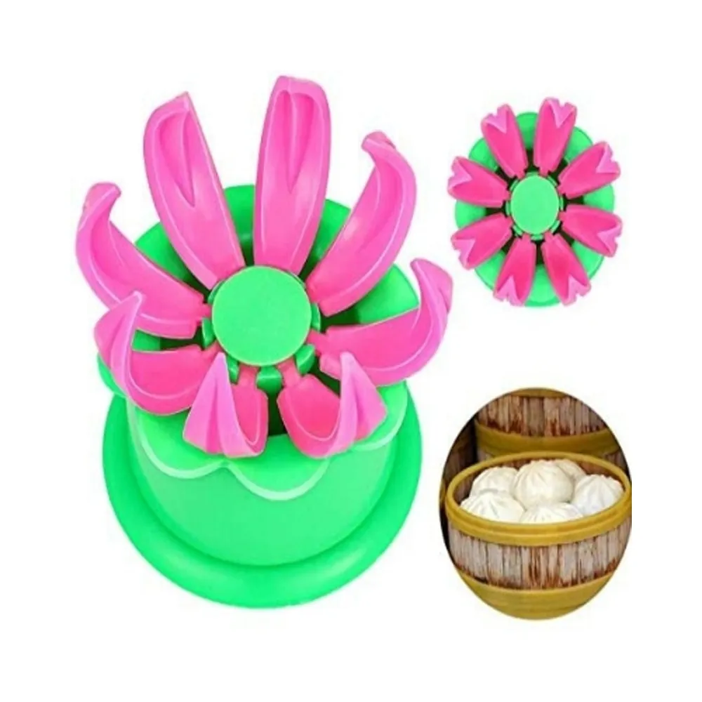 Momos Dumpling Maker Mould Shape Plastic Dough Press Home Momo Maker Machine – View 1