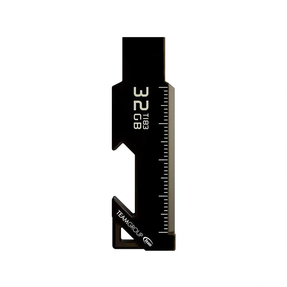 Team Theme Series T183 32GB USB 3.2 Nickel Black Pen Drive – View 1