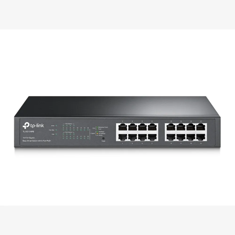  TP-LINK TL-SG1016PE 16-Port Gigabit Easy Smart Switch – View 1