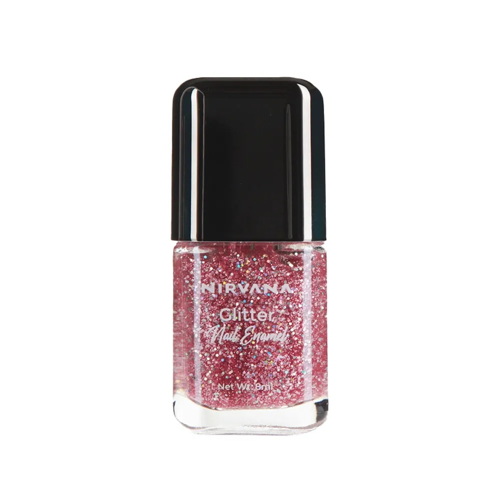 Nirvana Color Glitter Nail Enamel Precious Love 19 Nail Polish – View 1