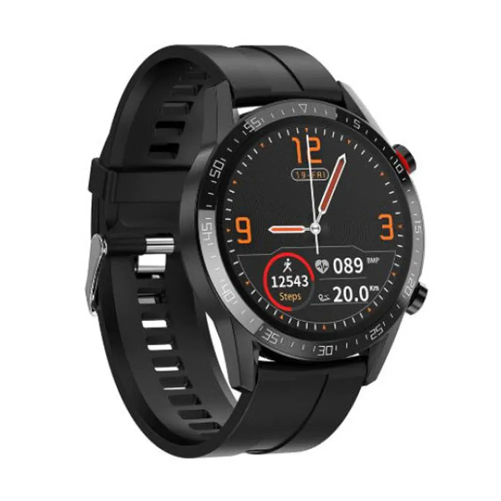 Microwear L13C Bluetooth Calling Smartwatch – Color: Black – View 1