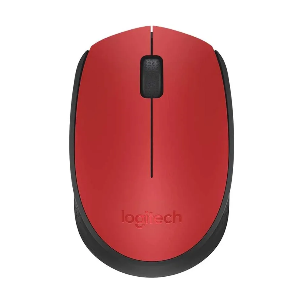 Logitech M171 Wireless Nano-receiver Mouse – Color: Red – View 1