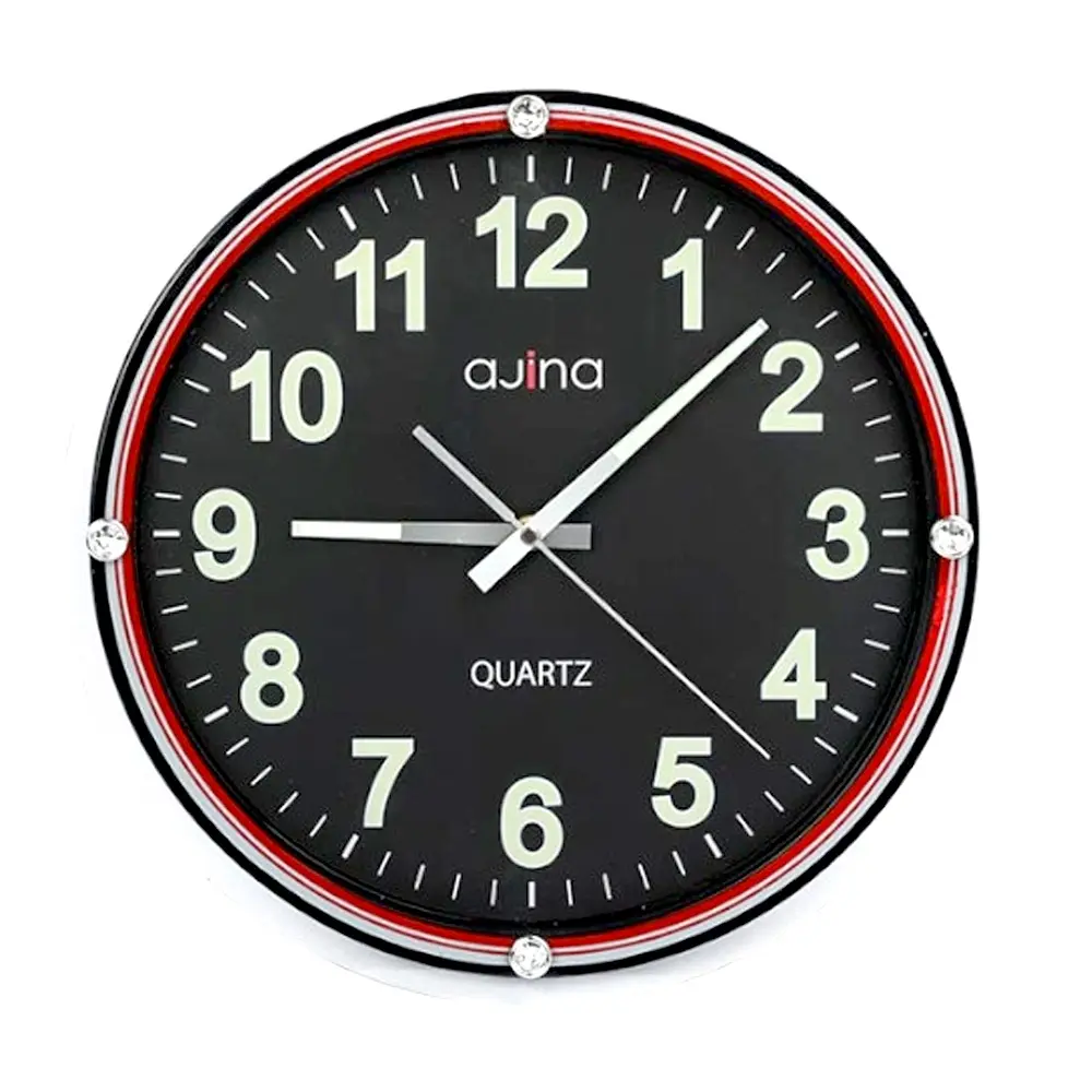 Ajina Casino Classic And Elegant Digit Round Wall Clock – View 1