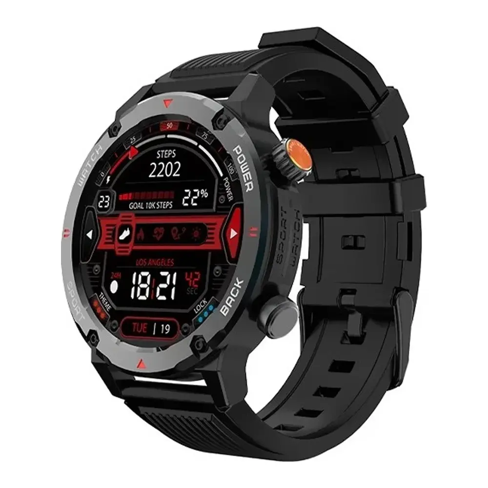  Imilab Imiki D2 1.43-inch AMOLED Bluetooth Calling Smart Watch – Color: Black – View 1