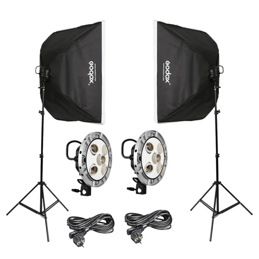 Godox Softbox Lighting Setup for YouTube Home Studio – View 1