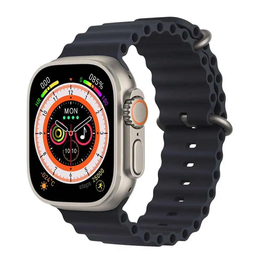 S8 Ultra 4g Waterproof Smartwatch – Color: Black – View 1