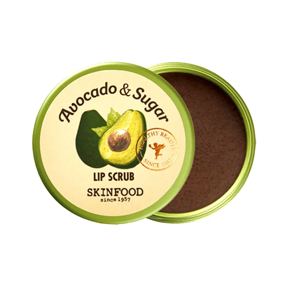 SKINFOOD Avocado & Sugar Long Lasting Lip Balm Scrub 14 g – View 1
