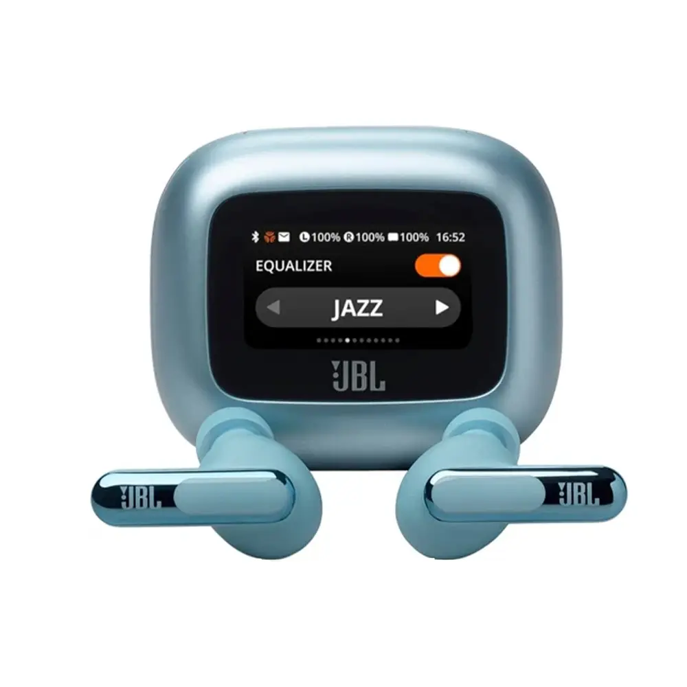 JBL Live Beam 3 NC TWS Earbuds – Color: Blue – View 1
