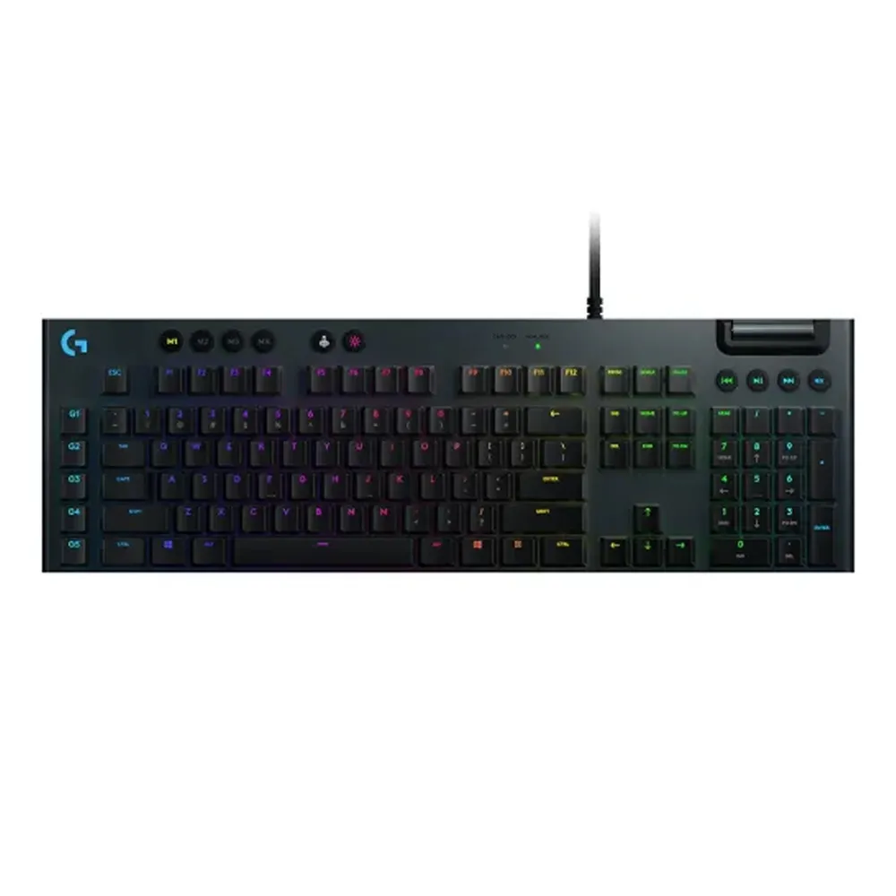 Logitech G813 LIGHTSYNC RGB Mechanical Gaming Keyboard – View 1